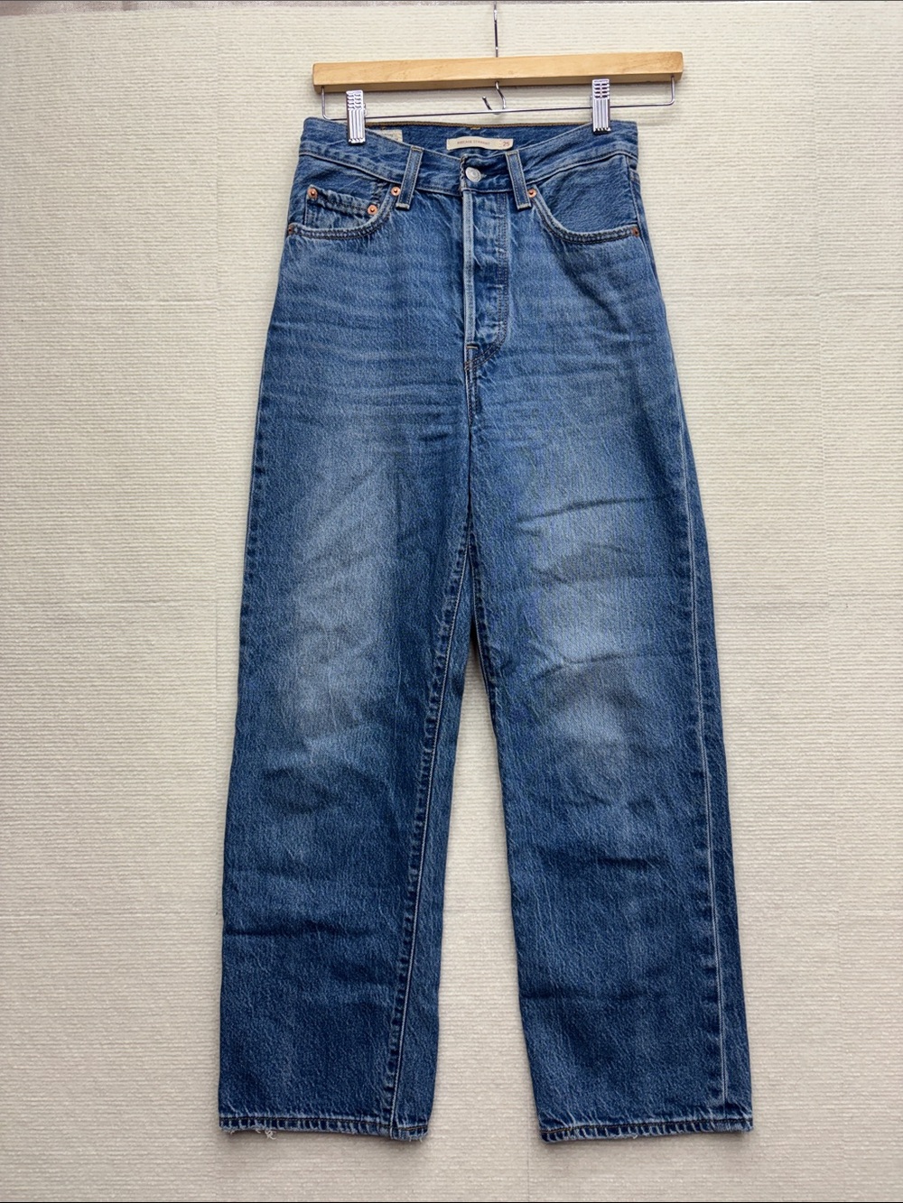 Levi’s ribcage straight button fly 25 Jeans - Blue